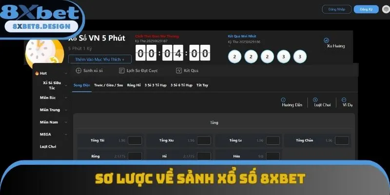 Sơ lược về sảnh xổ số 8XBET Sơ lược về sảnh xổ số 8XBET