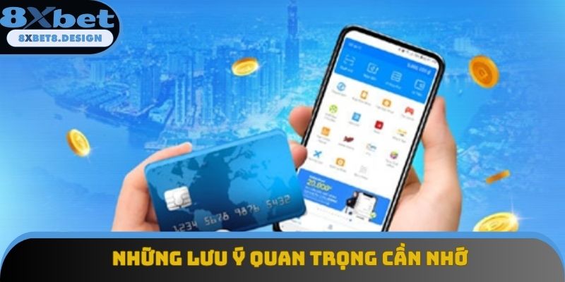 Những lưu ý quan trọng cần nhớ Những lưu ý quan trọng cần nhớ